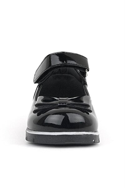 Rakerplus Black Patent Leather Bow Baby Girl Ballet Shoes