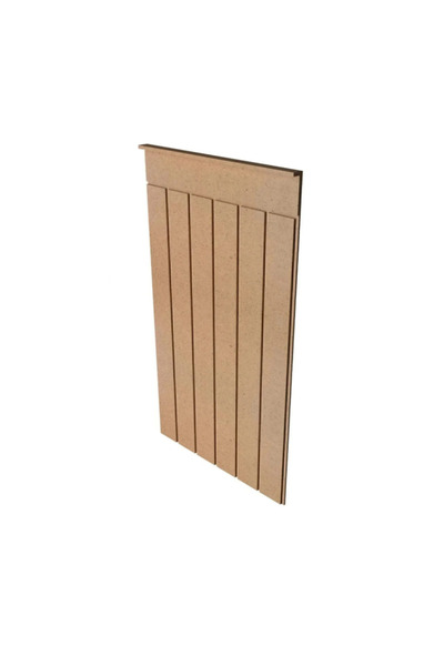 MİMES MDF CNC İşlemeli Dekoratif Boyanabilir Duvar Paneli Ham Mdf 54x102 6 mm