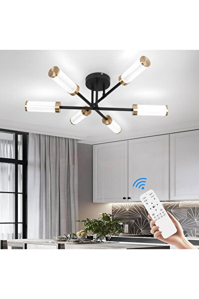 OEM Lampă de tavan cu 6 LED-uri și telecomandă, 24W cu 3 culori de lumină