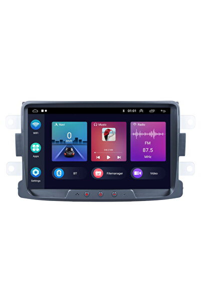 NavStore Navigatie Dedicata Dacia, Android, 8Inch, 2Gb Ram, 32Gb stocare, Bluetooth, WiFi, Waze, Canbus