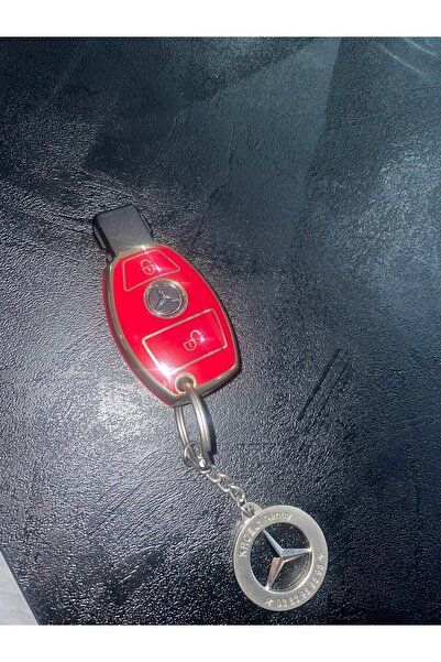 OEM Red 2 Button Key Cover for Mercedes A B R G Class GLK GLA GLC GLR W204 W210 W176 W202 W463