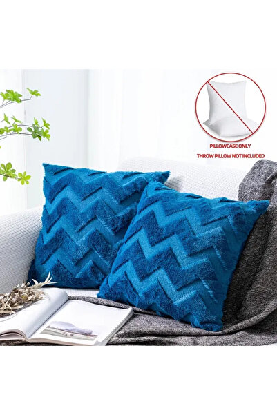 OEM Fețe de pernă decorative, din pluș 45x45 cm, set de 4 bucăți