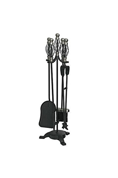 Strend Pro 5-tool fireplace stand set, Strend Pro FT23SB, 66 cm, nickel plated
