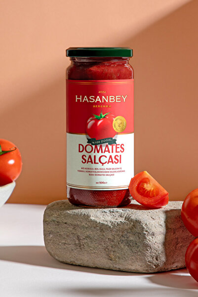HASANBEY ÇİFTLİĞİ Ev Yapımı Doğal Domates Salçası 500 Gr