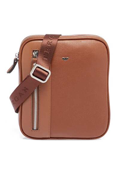 Tergan Чоловіча сумка через плече з натуральної шкіри Taba - S1AC00021472-A88