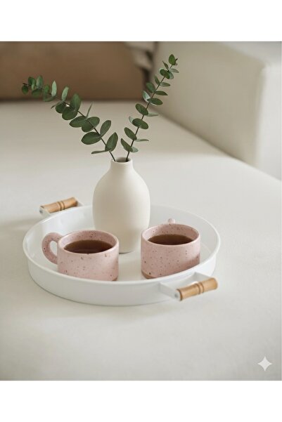 magical dreams Round Serving Tray with Wooden Handle