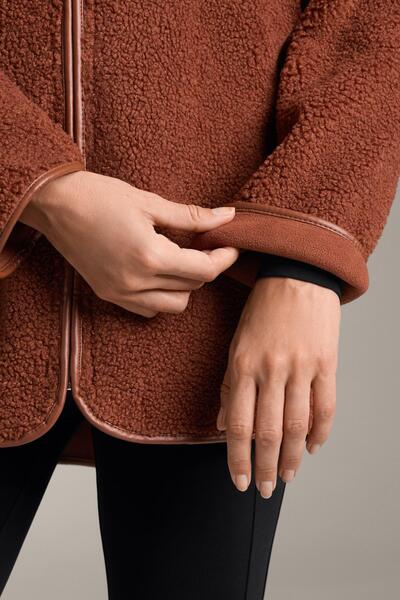 Oysho Oversize faux-shearling jacket