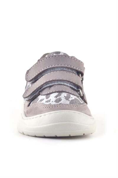 Rakerplus Schaggy Genuine Leather Beige Patterned Baby Sneakers