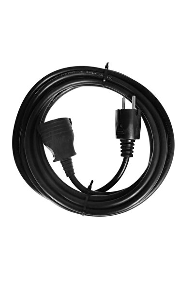OEM Extension cable for electrical supply, with rubberized plug and coupler, bakelite material