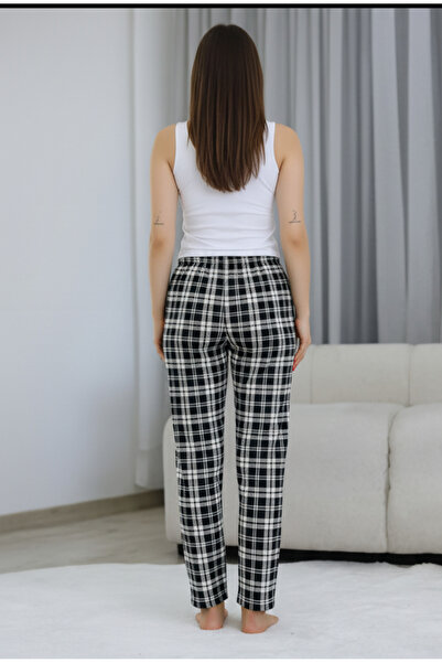 FOR MYSELF Women's Suede Winter Elastic Comfortable Pajama Bottoms