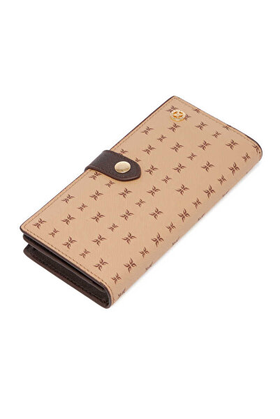Tergan Taba Print Kadın Cüzdan - S1CB00055819-T2E