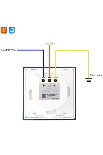 OEM Priza de perete smart, 16A, Wi-Fi, App Tuya/Smart Life, Compatibil Alexa/Google Assistant, Alb