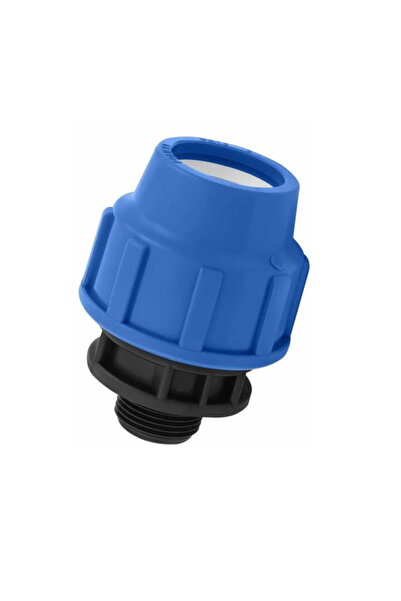OEM Hydraulic compression adapter connection PEHD 20mm x 1/2", External thread, pressure 16 bar
