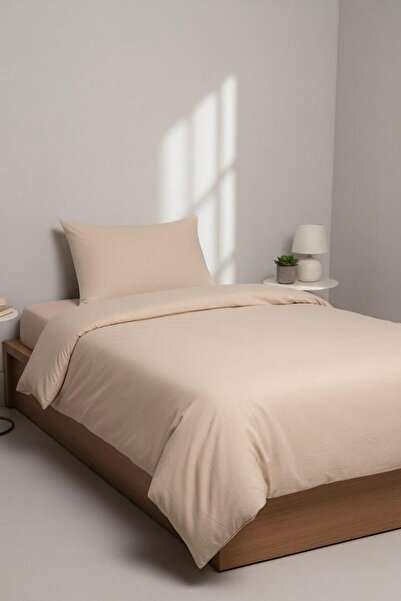 üntaş Gold Milk Coffee 160x220 Single Duvet Cover Set