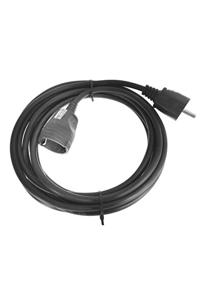 OEM Extension cable for electrical supply, with rubberized plug and coupler, bakelite material