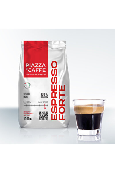 PIAZZA DEL CAFFE إسبريسو فورتي - حبوب قهوة محمصة داكنة (قياسية فيتنامية لامدو...