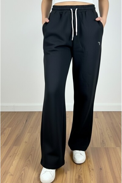 Remy's 3 İplik Kadın Eşofman Altı Geniş Paça