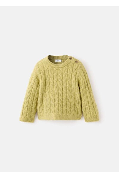 MANGO Baby Balıksırtı dokuma kazak