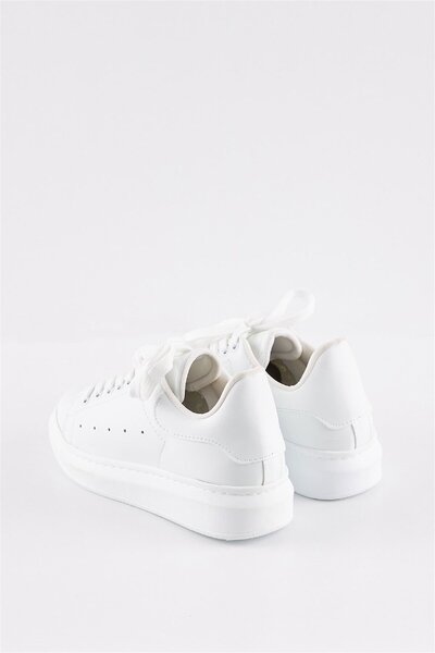 YASEMİN Women's Sneaker Queen White Casual Sports Shoes