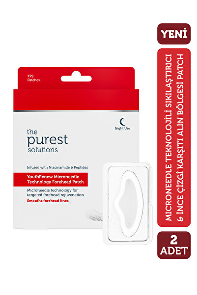 The Purest Solutions Microneedle Teknolojili Sıkılaştırıcı & İnce Çizgi Karşıtı Alın Bölgesi Bandı / Patch
