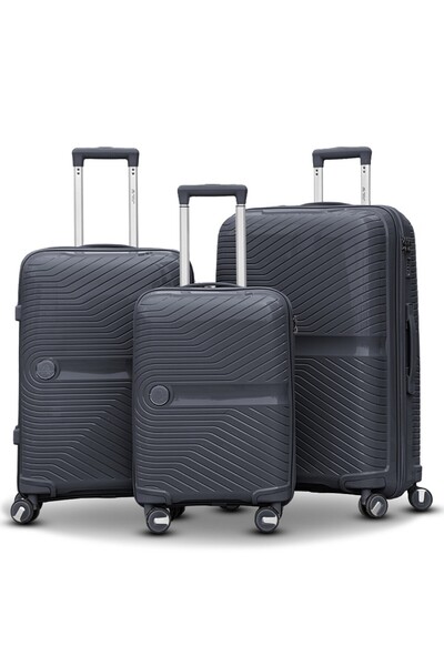 ZAAPPY Hard Case 3 Piece Set (20/24/28 Inch) Miami PP Luggage Lightweight, Un...