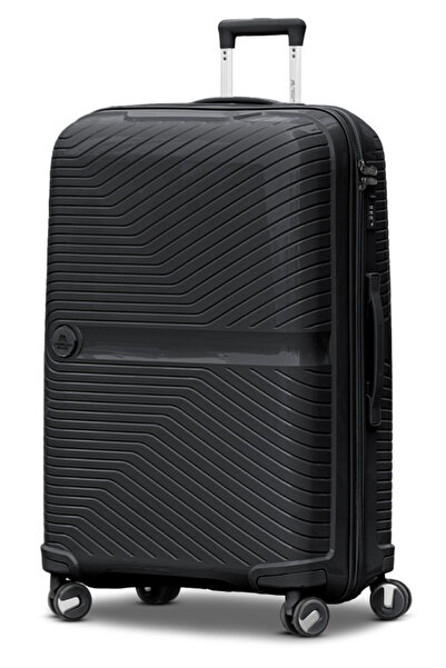 ZAAPPY حقيبة سفر ميامي PP صلبة مقاس 28 بوصة (30-35 كجم) خفيفة الوزن، غير قابلة للكسر، مزودة بقفل آمن