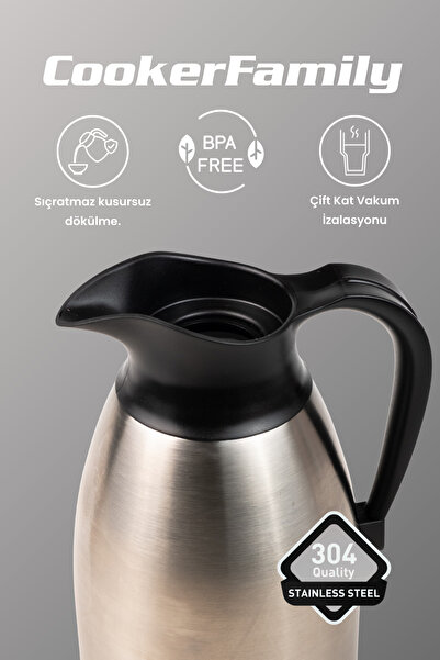 Cooker Double Layer Steel Thermos 2.5 Lt Ckr2036