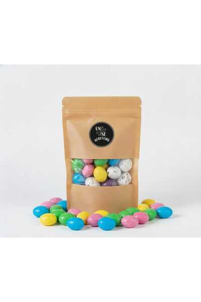 ÜNSEKURUYEMİŞ Çikolatalı Badem Şekeri (Karışık Renkli) 100 GR