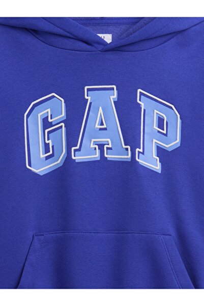 GAP Φούτερ για αγόρια με μπλε λογότυπο Kids Relaxed