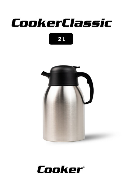 Cooker 2 Liter Double Layer Stainless Steel Thermos ( Picnic Camping Outdoor Office Hotel Cafe School )