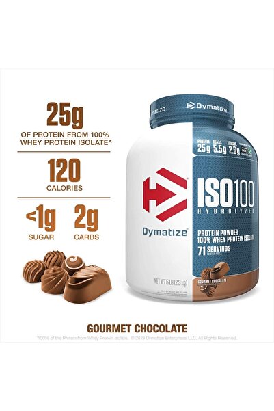Dymatize - Iso 100 - Gourmet Chocolate - 5 Lbs.
