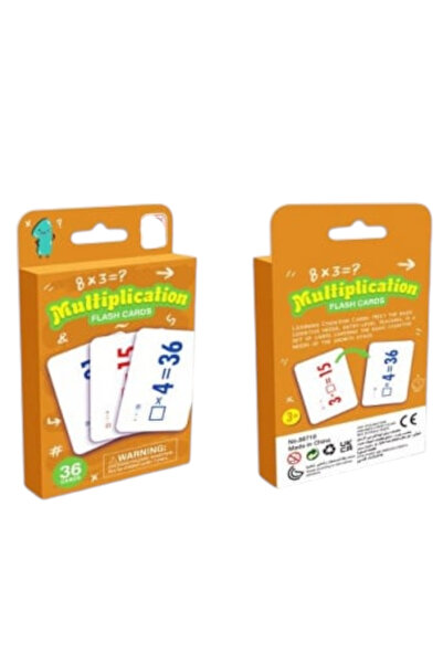 Krista Εκπαιδευτικό παιχνίδι 36 γνωστικών καρτών, Πολλαπλασιασμός