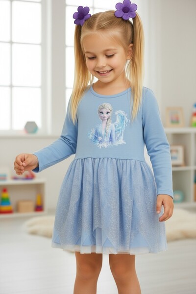 SeaBubbles Elsa Çocuk Elbise