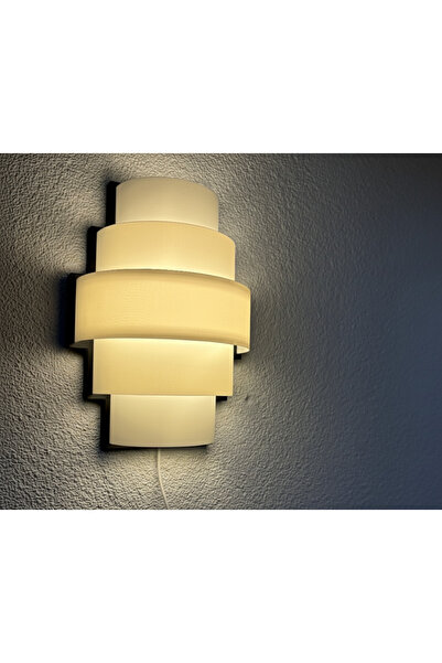 Rekatech Bohem Tarzı Sarmal Kablolu Duvar Lambası – İç Mekan Atmosferi (Hem Yatay Hem Dik Kullanılabilir)