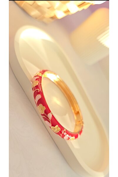 MİLUNXTE Mineli Kelepçe - Çiçekli Mineli Kelepçe