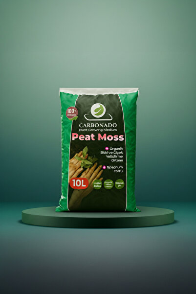 Carbonado Peat Moss 10l | Organik Torf Toprak, Bitki Gelişimini Destekleyen D...