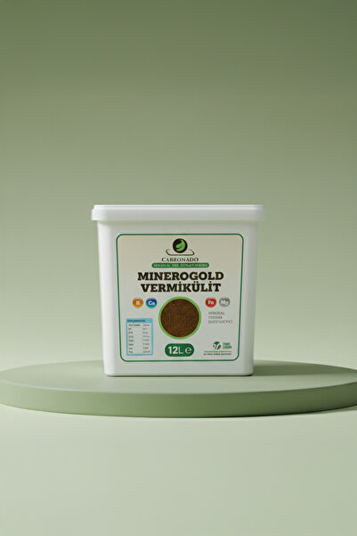 Carbonado Minerogold Vermikülit 12 Litre | Yüksek Hacimli Organik Su Tutucu |...