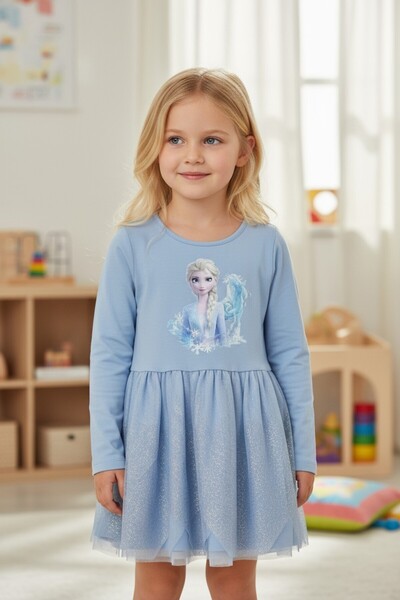SeaBubbles Elsa Çocuk Elbise