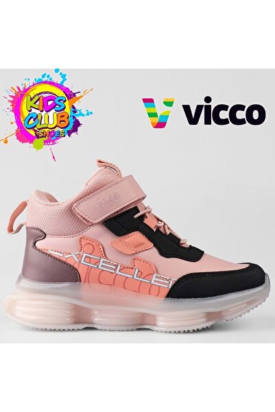Vicco Heel Ortopedik Kauçuk Taban Ortopedik Çocuk Bot PUDRA