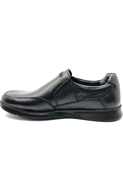 Forelli Weston Genuine Leather Orthopedic Comfort Men's Casual Shoes Black
