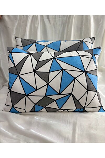 Belsina Home نمط هندسي |   2 غطاء وسادة مقاس 50x70 سم مع سحاب