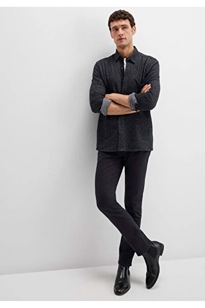 Mavi Black 0211764-70497 Men's Shirt Dark Blue