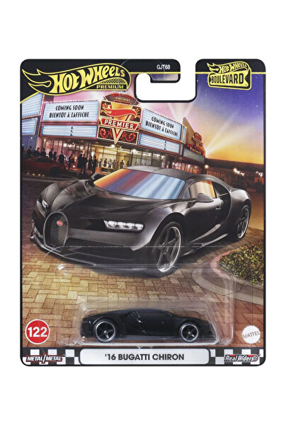 HOT WHEELS PREMIUM BOULEVARD BUGATTI CHIRON 16 ΑΥΤΟΚΙΝΗΤΟ DIECAST ΚΛΙΜΑΚΑ 1:64
