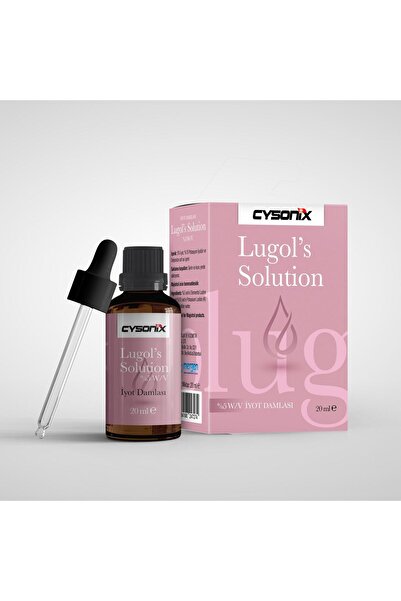 CYSONIX 2'li Paket Lugol's Solüsyon %5W/V 20ML