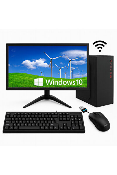 arestech intel İ5 3470 8 GB Ram 128 GB SSD Wifi Klvaye Mouse 19 İnc Win 10 Set Masaüstü Ofis Bilgisayarı