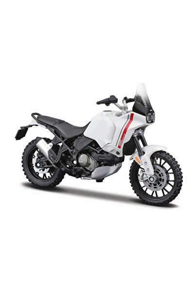 Maisto DUCATI DESERT X СПЕЦИАЛНО ИЗДАНИЕ МЕТАЛЕН МОТОЦИКЛЕТ СЪС СТОЙКА В МАЩА...