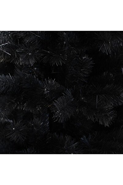 PROCART Artificial fir tree, Royal Black, height 220 cm, black, with stand included