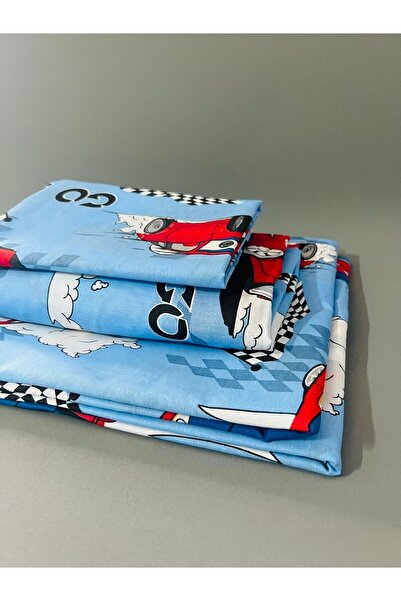 Belsina Home Sada povlečení na přikrývku s dětským vzorem (spodní prostěradlo s gumou)