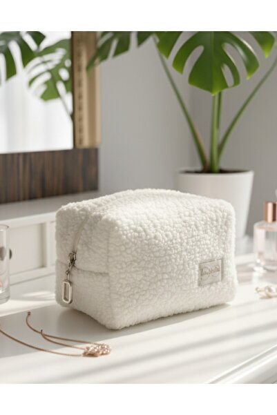 in steilla Makeup Bag Lined Plush Multi-Purpose Use 23X16 Cm..