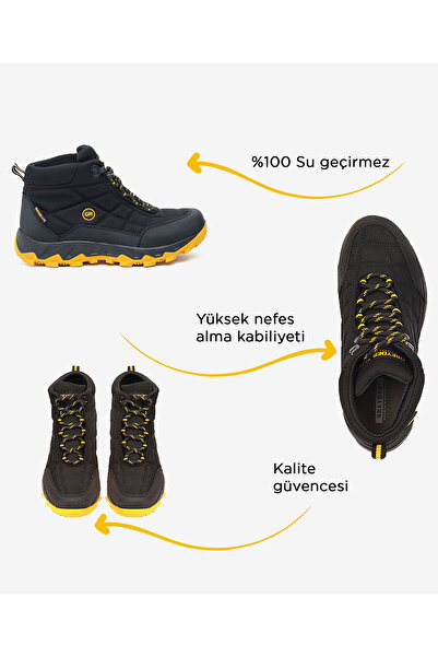 Greyder Women's Black Yellow Outdoor Boots 5K2Gb00170